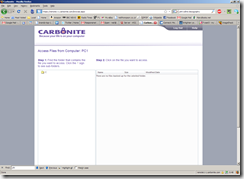 Carbonite Remote Access