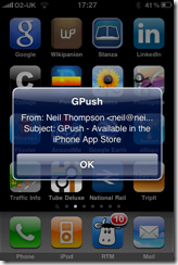 GPush for iPhone