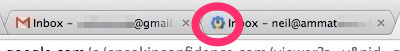 Odd Favicon appearing in Google Apps